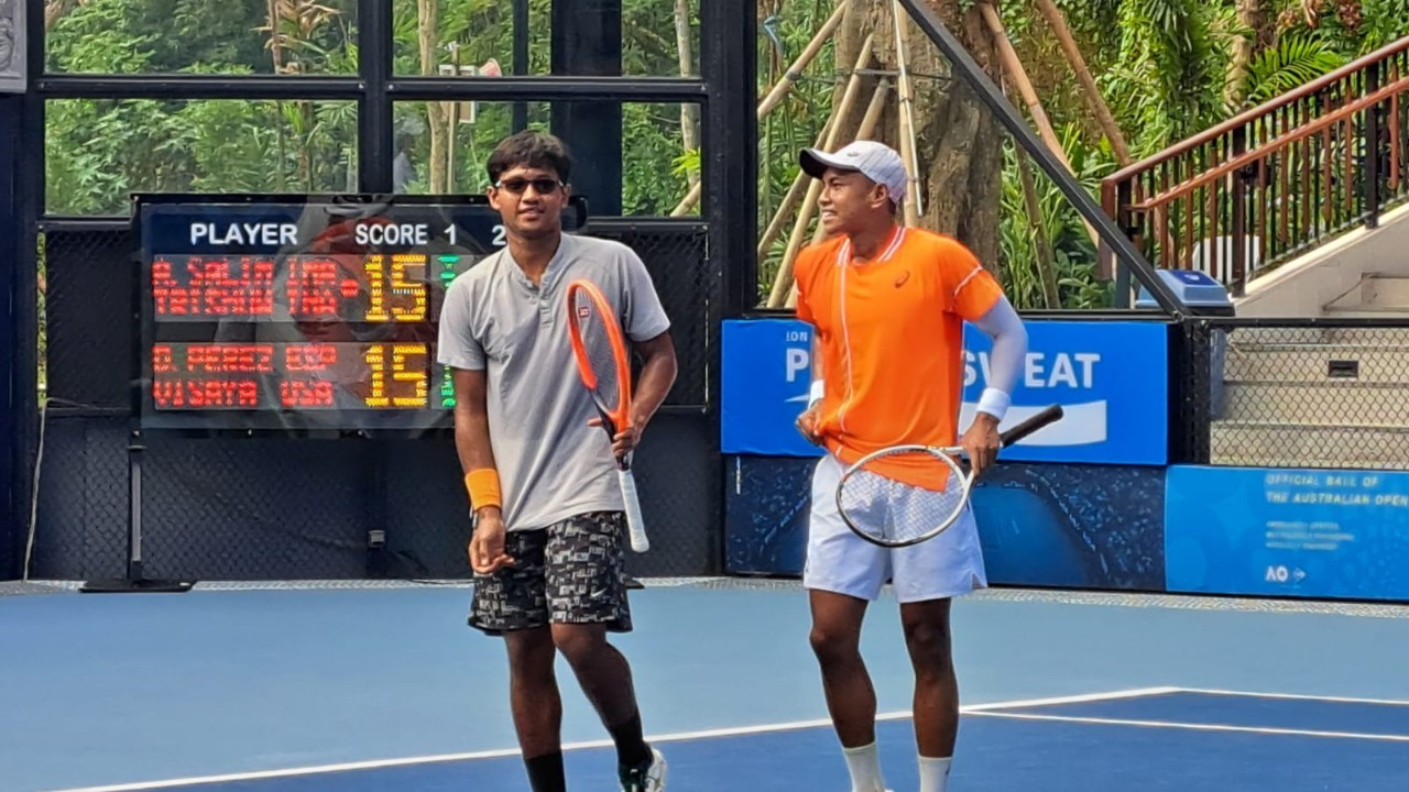 Gunawan dan Rinaldi Lolos ke Final M15 Amman Bali Setelah Duel Sengit