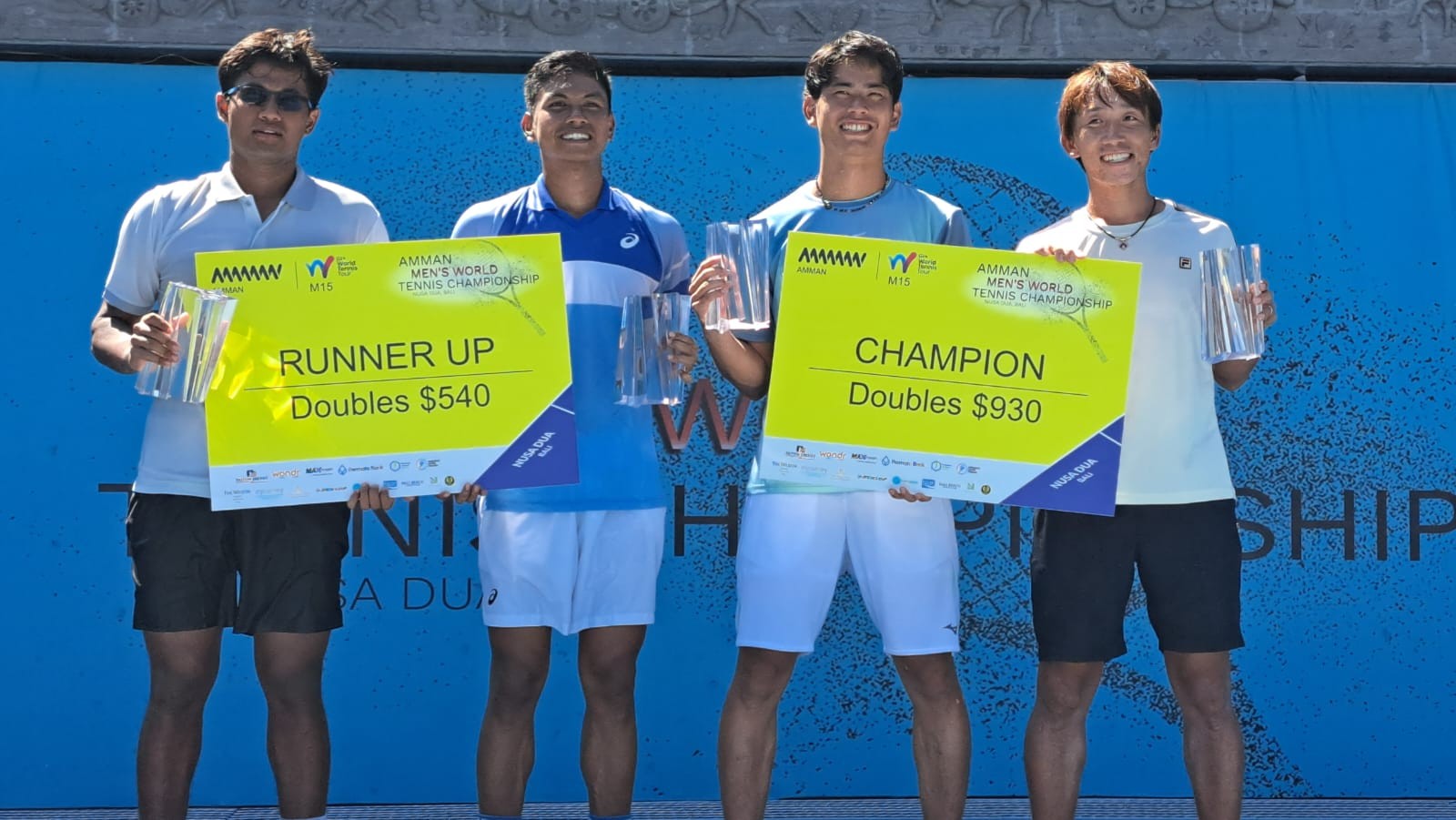 Debut Fantastis Gunawan/Renaldi Berujung Runner-Up di ITF Bali