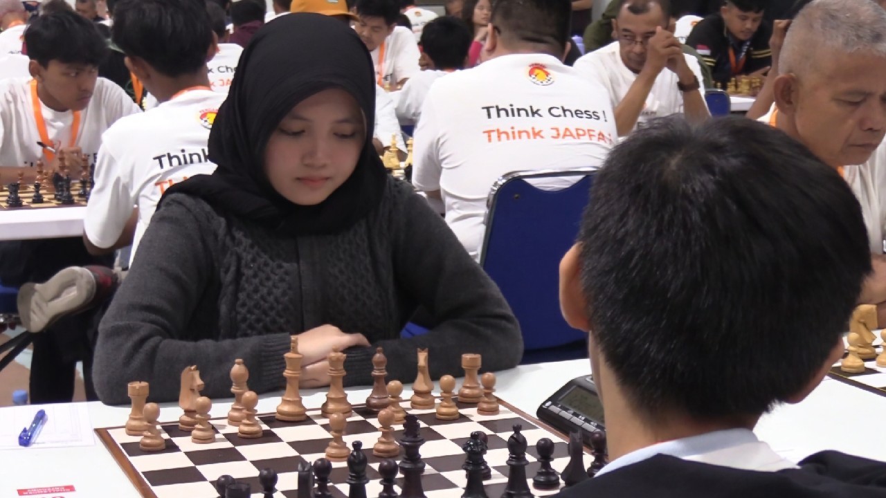 Shafira Devi Herfesa dan 376 Pecatur Bersaing di JAPFA FIDE Rated Chess Tournament 2025