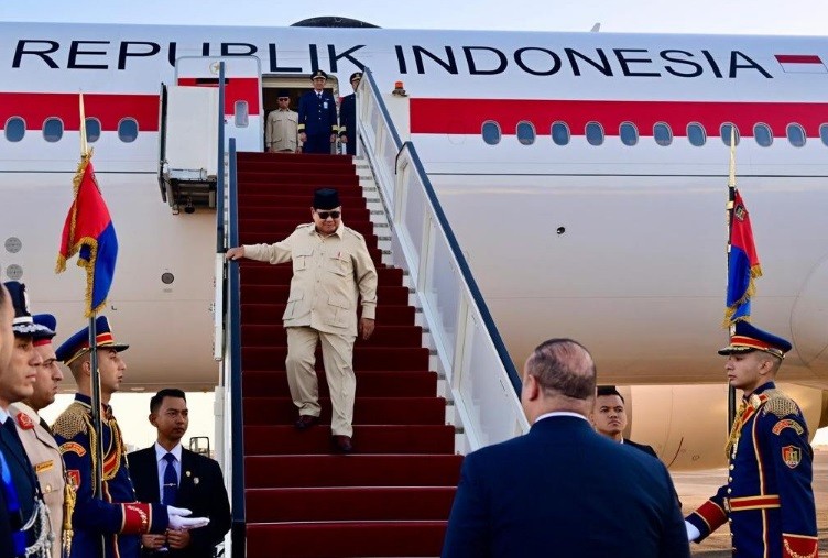 Tiba di Mesir, Presiden Prabowo akan Hadiri KTT Perdamaian Sharm El-Sheikh