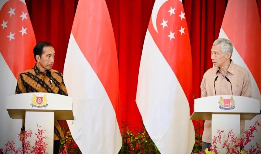 Presiden Jokowi dan PM Lee Gelar Pertemuan Bilateral di Singapura