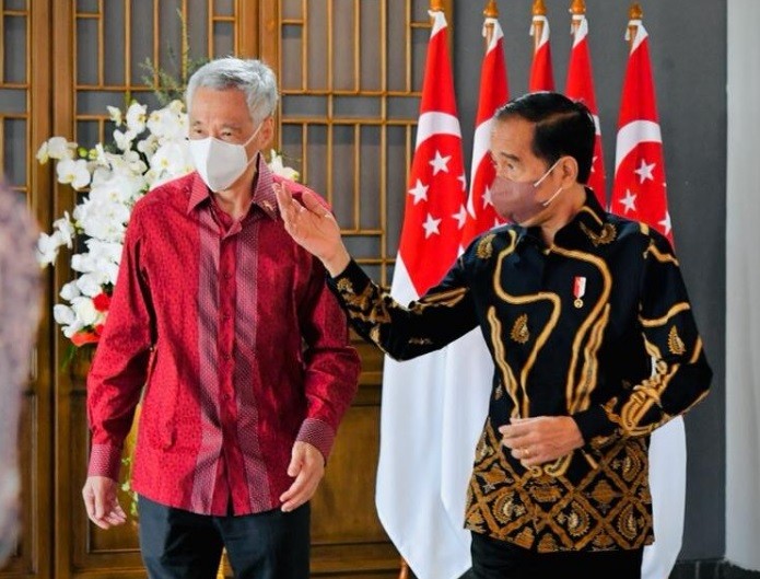 Presiden Jokowi Terima PM Lee di Bintan