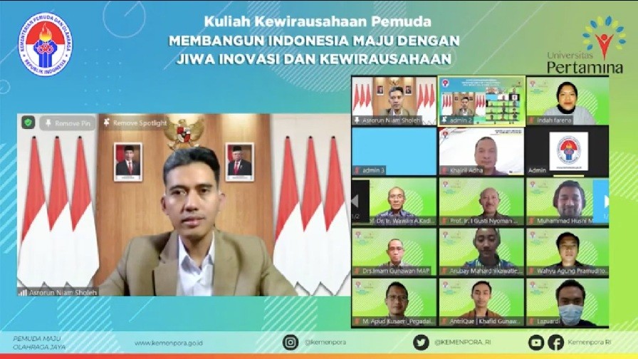 Universitas Pertamina dan Kemenpora Geber Kewirausahaan Generasi Muda