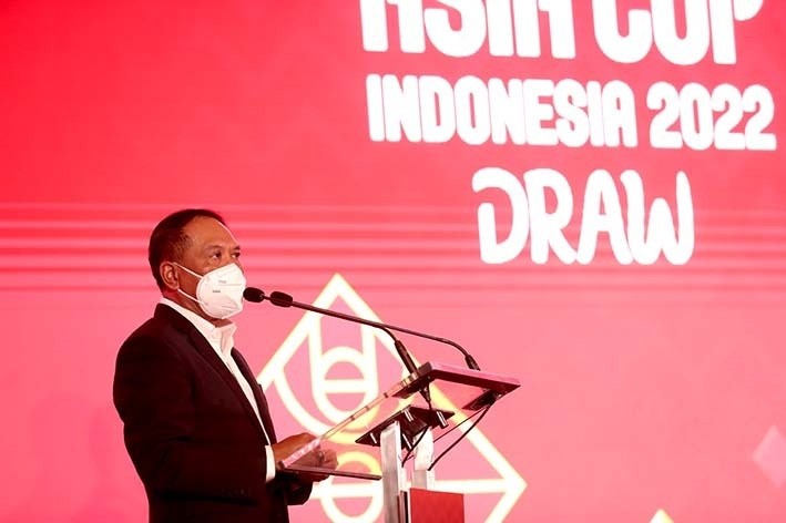 Hadiri Drawing FIBA Asia Cup 2022, Menpora Harap Tim Indonesia Sukses